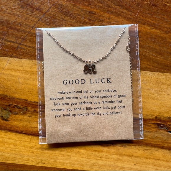 GOLD GOOD LUCK ♡ GIFT Necklace - Picture 4 of 5